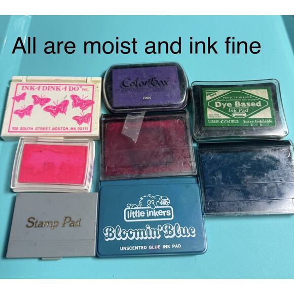 -CRAFT STAMP INK PADS Lot Of 10 - Picture 4 of 4